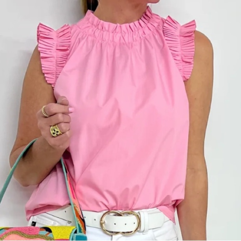 Hudson Gray- PERFECT PARADISE PINK TOP size S - Picture 4 of 9